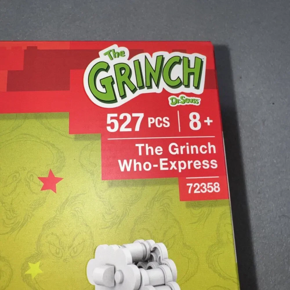 BrickCraft Grinch Who-Express Train 527 Pc Building Set Dr Seuss NEW Sealed